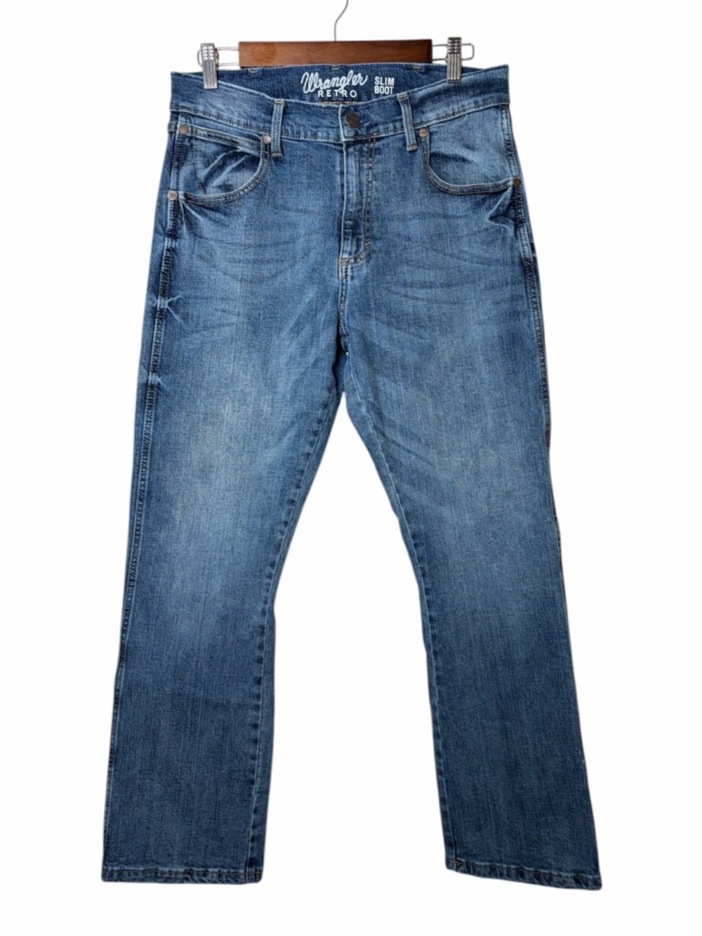 Wrangler Retro Slim Bootcut Jeans Size 33 x 29 - Picture 2 of 9